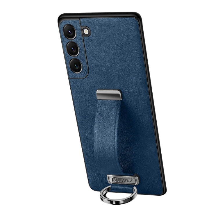 For Samsung Galaxy S24 5G SULADA PC + Leather Texture Skin Feel Shockproof Phone Case(Blue) - Galaxy S24 5G Cases by SULADA | Online Shopping South Africa | PMC Jewellery | Buy Now Pay Later Mobicred