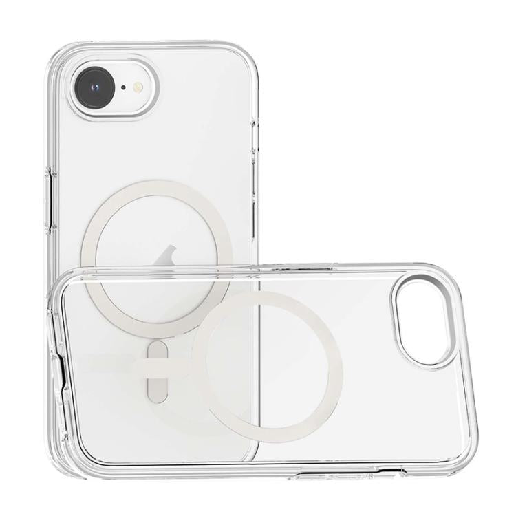 For iPhone 16e Terminator Style Transparent MagSafe Magnetic Phone Case(Transparent) - iPhone 16e Cases by PMC TechLife | Online Shopping South Africa | PMC TechLife | Buy Now Pay Later Mobicred