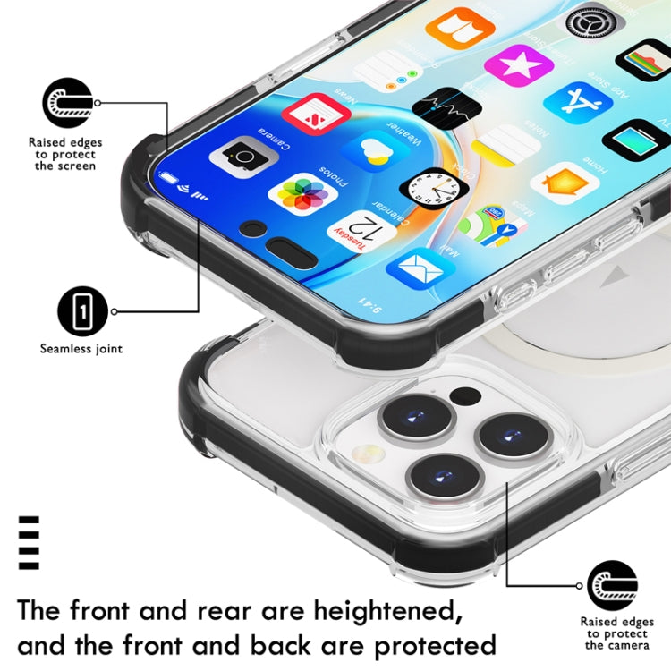 For iPhone 16e Acrylic Magsafe Magnetic Shockproof Phone Case(Transparent) - iPhone 16e Cases by PMC TechLife | Online Shopping South Africa | PMC TechLife | Buy Now Pay Later Mobicred