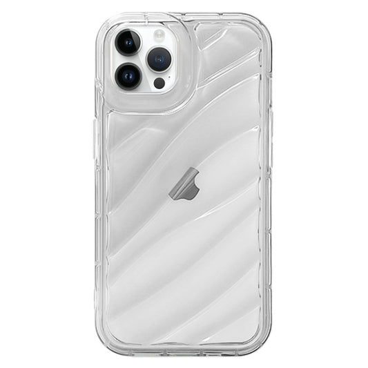 For iPhone 14 Pro Waves TPU Phone Case(Transparent) - iPhone 14 Pro Cases by PMC Jewellery | Online Shopping South Africa | PMC Jewellery