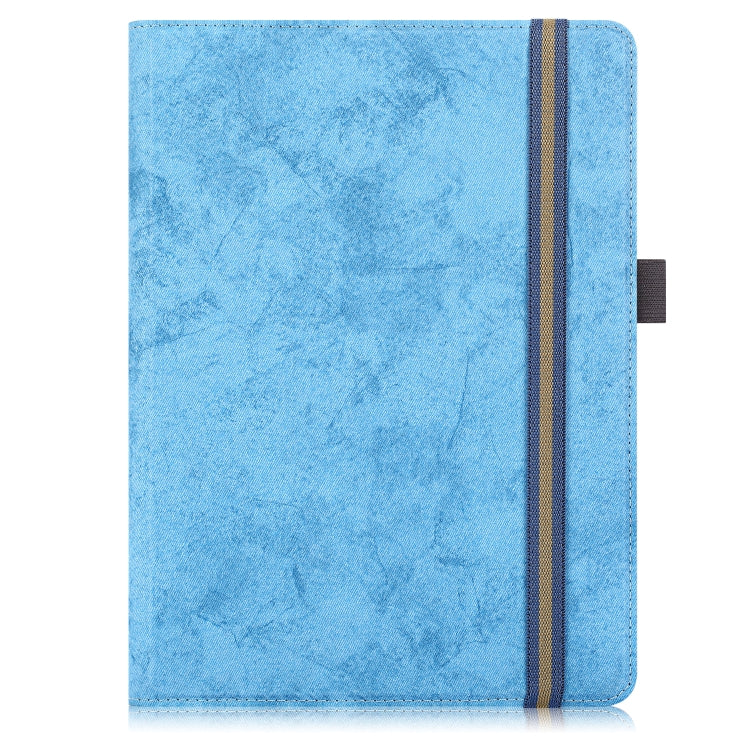 For 9-11 inch Marble Cloth Texture Horizontal Flip Universal Tablet PC Leather Case with Pen Slot & Holder(Sky Blue) - 10 - 11 inch by PMC Jewellery | Online Shopping South Africa | PMC Jewellery | Buy Now Pay Later Mobicred