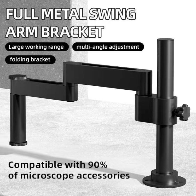 Luowei LW-017 360 Rotating Folding Lifting Microscope Universal Metal Bracket Arm - Digital Microscope by PMC Jewellery | Online Shopping South Africa | PMC Jewellery | Buy Now Pay Later Mobicred