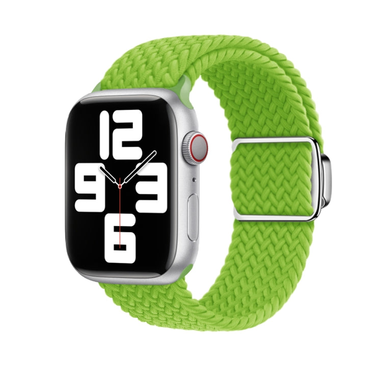 For Apple Watch Ultra 49mm Nylon Loop Magnetic Buckle Watch Band(Yellow Green) - Watch Bands by PMC Jewellery | Online Shopping South Africa | PMC Jewellery | Buy Now Pay Later Mobicred