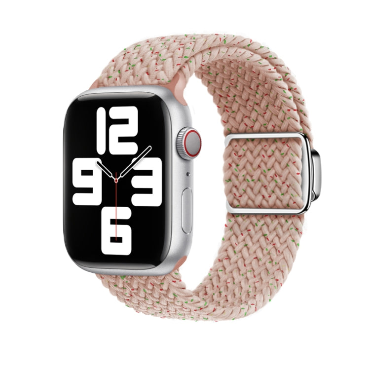 For Apple Watch Ultra 49mm Nylon Loop Magnetic Buckle Watch Band(Starlight Pink) - Watch Bands by PMC Jewellery | Online Shopping South Africa | PMC Jewellery | Buy Now Pay Later Mobicred