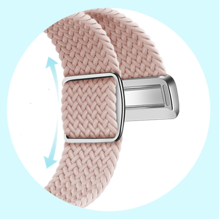 For Apple Watch Ultra 49mm Nylon Loop Magnetic Buckle Watch Band(Pink Sand) - Watch Bands by PMC Jewellery | Online Shopping South Africa | PMC Jewellery | Buy Now Pay Later Mobicred