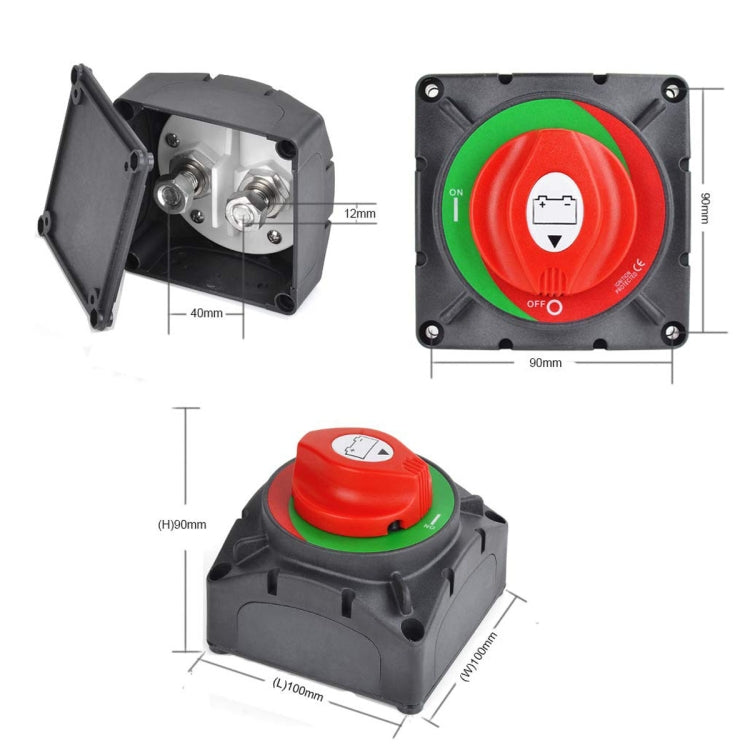 For RV / ATV / UTV / Truck CP-0082 600A High Current Battery Disconnect Switch Rotary Switch Cut - Car Switches by PMC Jewellery | Online Shopping South Africa | PMC Jewellery | Buy Now Pay Later Mobicred