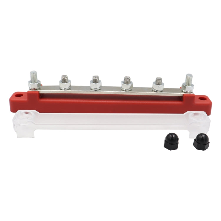 CP-3121-01 150A 48V RV Yacht Car Single-row 4-way Terminal Busbar - Booster Cable & Clip by PMC Jewellery | Online Shopping South Africa | PMC Jewellery | Buy Now Pay Later Mobicred