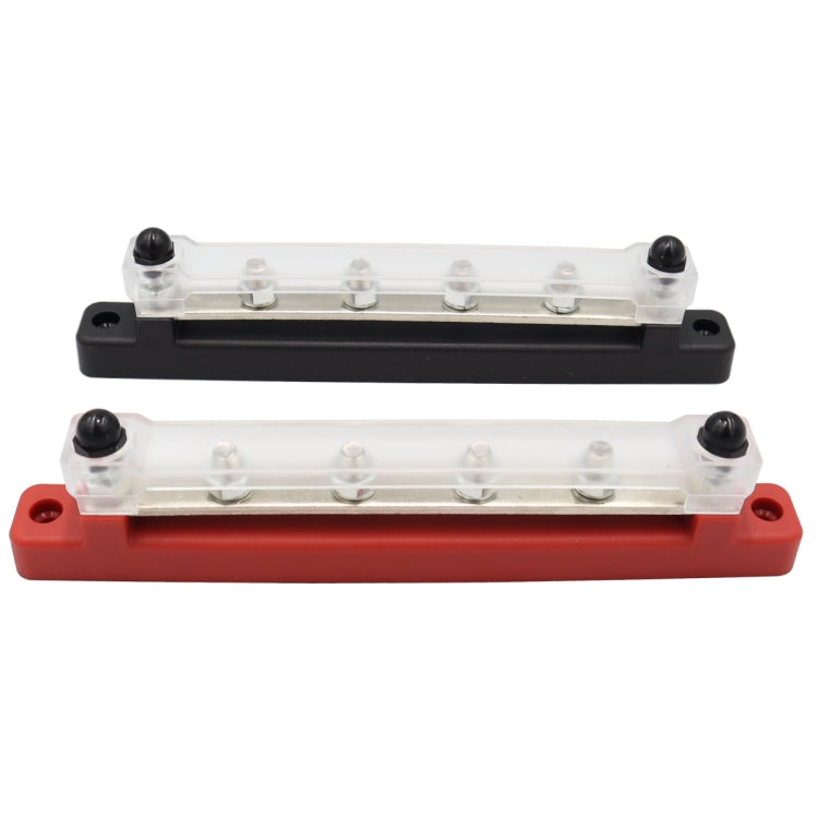 CP-3122 1 Pair 150A 48V RV Yacht Car High Current Single-row 4-way Terminal Busbar - Booster Cable & Clip by PMC Jewellery | Online Shopping South Africa | PMC Jewellery | Buy Now Pay Later Mobicred