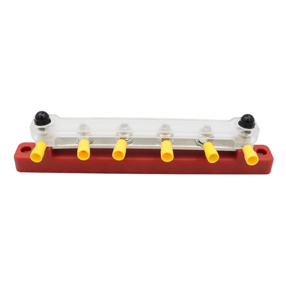 CP-3123 RV Yacht 150A High Current Single-row 4-way Busbar with 6pcs Terminals - Booster Cable & Clip by PMC Jewellery | Online Shopping South Africa | PMC Jewellery | Buy Now Pay Later Mobicred