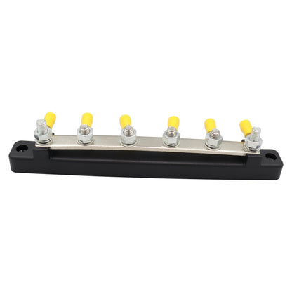 CP-3124 RV Yacht 150A High Current Single-row 4-way Busbar with 6pcs Terminals - Booster Cable & Clip by PMC Jewellery | Online Shopping South Africa | PMC Jewellery | Buy Now Pay Later Mobicred