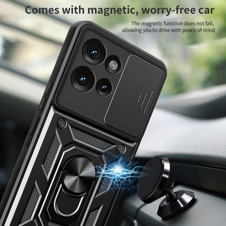 For Motorola Edge 50 5G Sliding Camera Cover Design TPU+PC Phone Case(Gold) - free shipping - PMC TechLife - Order now!