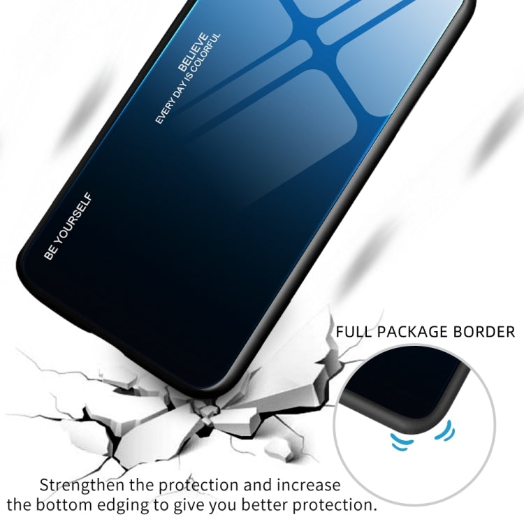 For iPhone 16 Pro Gradient Color Glass Phone Case(Aurora Blue) - iPhone 16 Pro Cases by PMC TechLife | Online Shopping South Africa | PMC TechLife | Buy Now Pay Later Mobicred