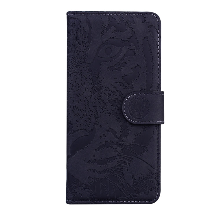 For iPhone SE 2024 Tiger Embossing Pattern Leather Phone Case(Black) - More iPhone Cases by PMC Jewellery | Online Shopping South Africa | PMC Jewellery | Buy Now Pay Later Mobicred