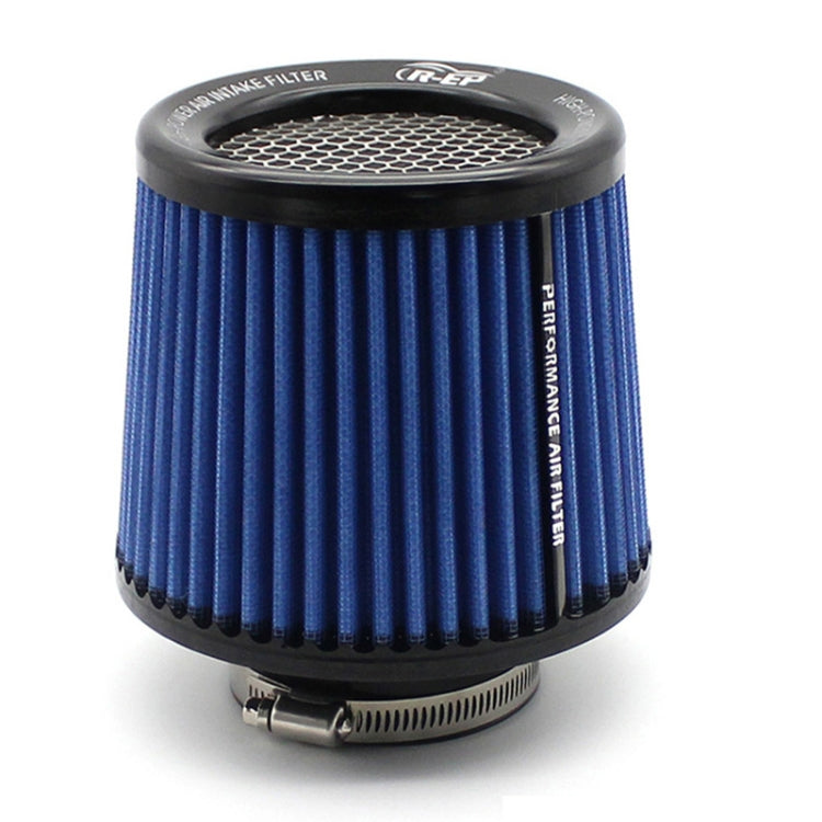 XH-UN077-079 Car High Flow Cold Cone Engine Air Intake Filter, Size:63mm(Blue) - Air Intake System by PMC Jewellery | Online Shopping South Africa | PMC Jewellery | Buy Now Pay Later Mobicred