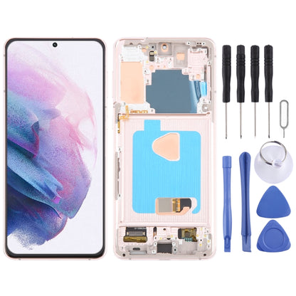 For Samsung Galaxy S21+ 5G SM-G996B 6.67 inch 6.67 inch OLED LCD Screen Digitizer Full Assembly with Frame (Gold) - Galaxy S Series Parts by PMC Jewellery | Online Shopping South Africa | PMC Jewellery | Buy Now Pay Later Mobicred