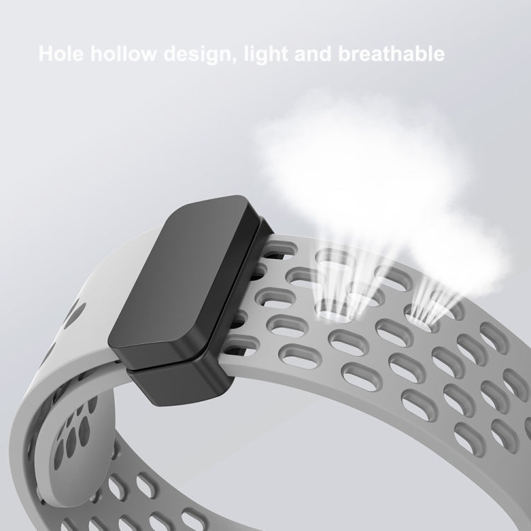 For Huawei Watch 4 / 4 Pro Magnetic Clasp Silicone Watch Band(Cloud Grey) - Watch Bands by PMC TechLife | Online Shopping South Africa | PMC TechLife