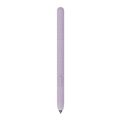 For Samsung Galaxy Tab S6 Lite LOVE MEI Frosted Leather Texture Silicone Protective Pen Case(Purple) - Pencil Accessories by LOVE MEI | Online Shopping South Africa | PMC Jewellery