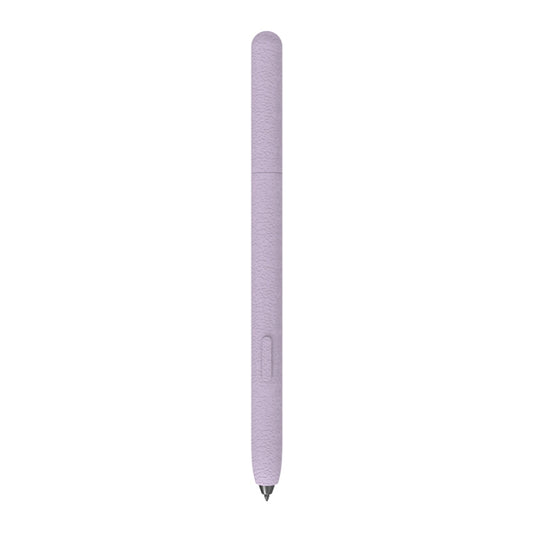 For Samsung Galaxy Tab S6 Lite LOVE MEI Frosted Leather Texture Silicone Protective Pen Case(Purple) - Pencil Accessories by LOVE MEI | Online Shopping South Africa | PMC Jewellery