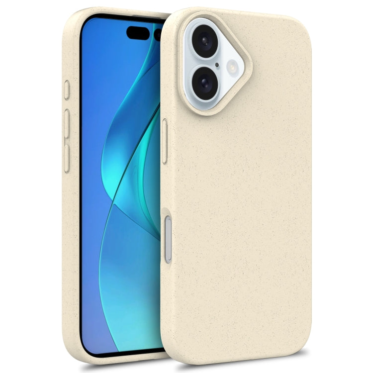 For iPhone 16 Plus Starry Series Shockproof Straw Material + TPU Protective Case(Starlight) - iPhone 16 Plus Cases by PMC Jewellery | Online Shopping South Africa | PMC Jewellery | Buy Now Pay Later Mobicred