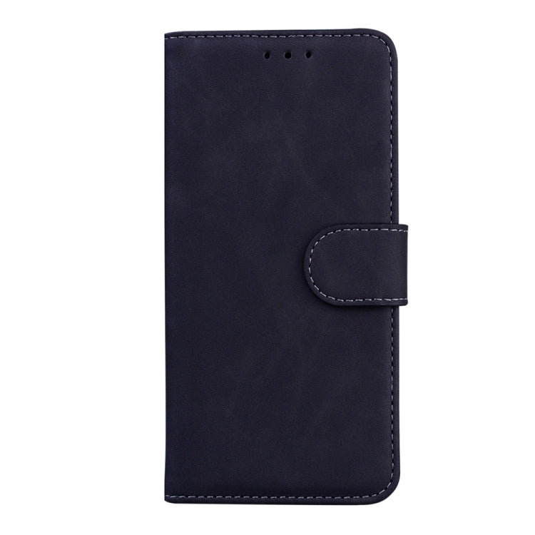 For Motorola Edge 2024 Skin Feel Pure Color Flip Leather Phone Case(Black) - Motorola Cases by PMC Jewellery | Online Shopping South Africa | PMC Jewellery | Buy Now Pay Later Mobicred