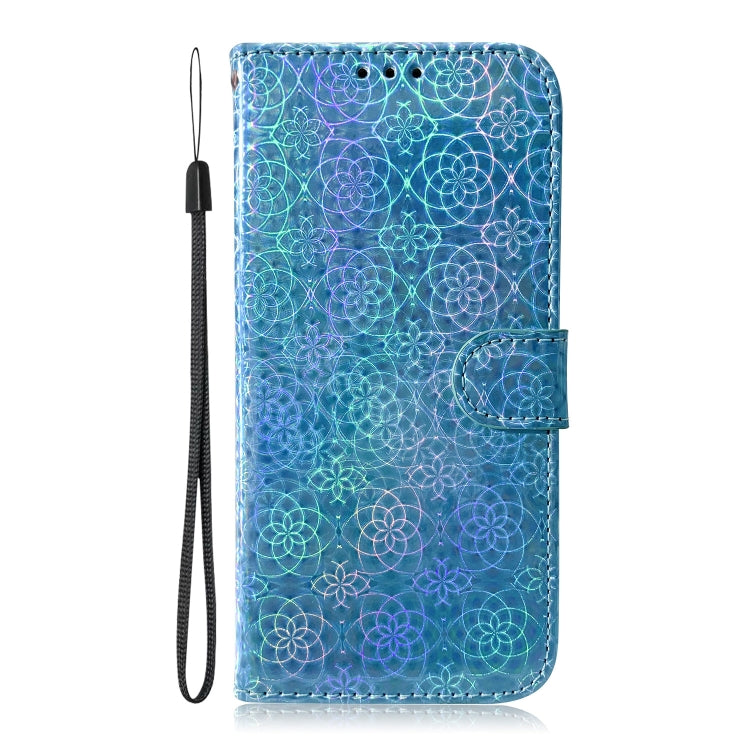 For iPhone SE 2024 Colorful Magnetic Buckle Leather Phone Case(Blue) - More iPhone Cases by PMC Jewellery | Online Shopping South Africa | PMC Jewellery | Buy Now Pay Later Mobicred