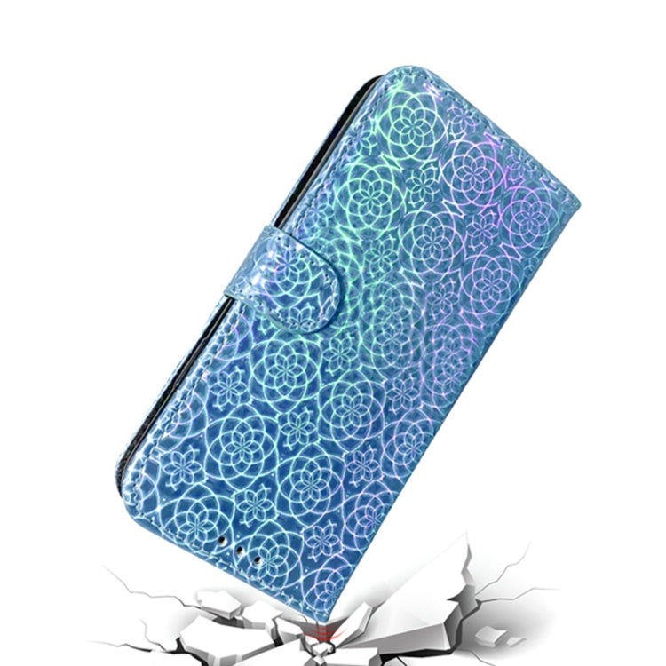 For iPhone SE 2024 Colorful Magnetic Buckle Leather Phone Case(Blue) - More iPhone Cases by PMC Jewellery | Online Shopping South Africa | PMC Jewellery | Buy Now Pay Later Mobicred