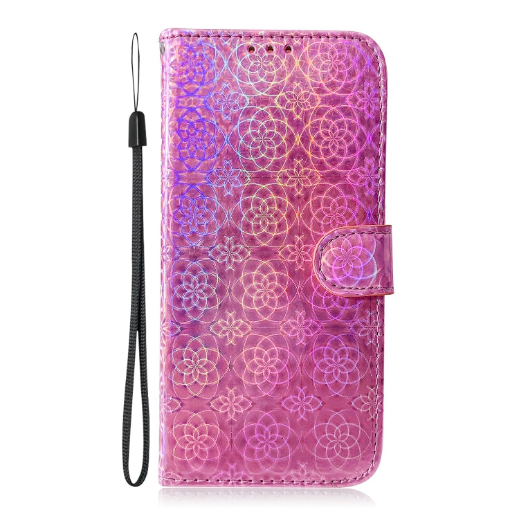 For Motorola Moto G Play 4G 2024 Colorful Magnetic Buckle Leather Phone Case(Pink) - Motorola Cases by PMC Jewellery | Online Shopping South Africa | PMC Jewellery | Buy Now Pay Later Mobicred