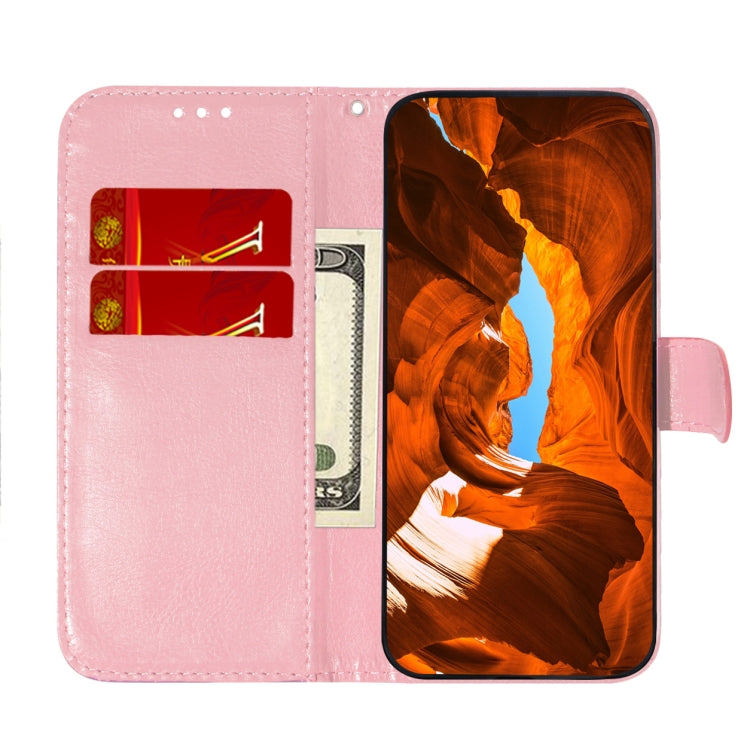 For Motorola Moto G Play 4G 2024 Colorful Magnetic Buckle Leather Phone Case(Pink) - Motorola Cases by PMC Jewellery | Online Shopping South Africa | PMC Jewellery | Buy Now Pay Later Mobicred