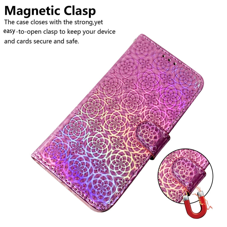 For Motorola Moto G Play 4G 2024 Colorful Magnetic Buckle Leather Phone Case(Pink) - Motorola Cases by PMC Jewellery | Online Shopping South Africa | PMC Jewellery | Buy Now Pay Later Mobicred