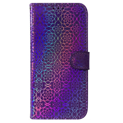 For Motorola Edge 2024 Colorful Magnetic Buckle Leather Phone Case(Purple) - Motorola Cases by PMC Jewellery | Online Shopping South Africa | PMC Jewellery | Buy Now Pay Later Mobicred