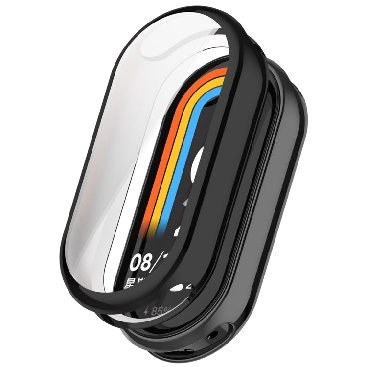 For Xiaomi Mi Band 8 / 9 Ceramic / 10 Ceramic Full Coverage TPU Electroplating Watch Protective Cover(Black) - free shipping - PMC TechLife - Order now!