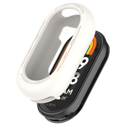 For Xiaomi Mi Band 8 Pure Color Silicone Watch Protective Case(Official White) - Watch Cases by PMC Jewellery | Online Shopping South Africa | PMC Jewellery