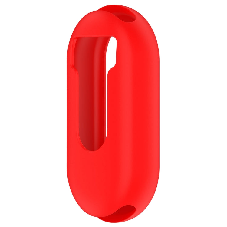 For Xiaomi Mi Band 8 Pure Color Silicone Watch Protective Case(Red) - Watch Cases by PMC Jewellery | Online Shopping South Africa | PMC Jewellery