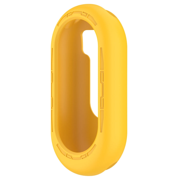 For Xiaomi Mi Band 8 Pure Color Silicone Watch Protective Case(Yellow) - Watch Cases by PMC Jewellery | Online Shopping South Africa | PMC Jewellery