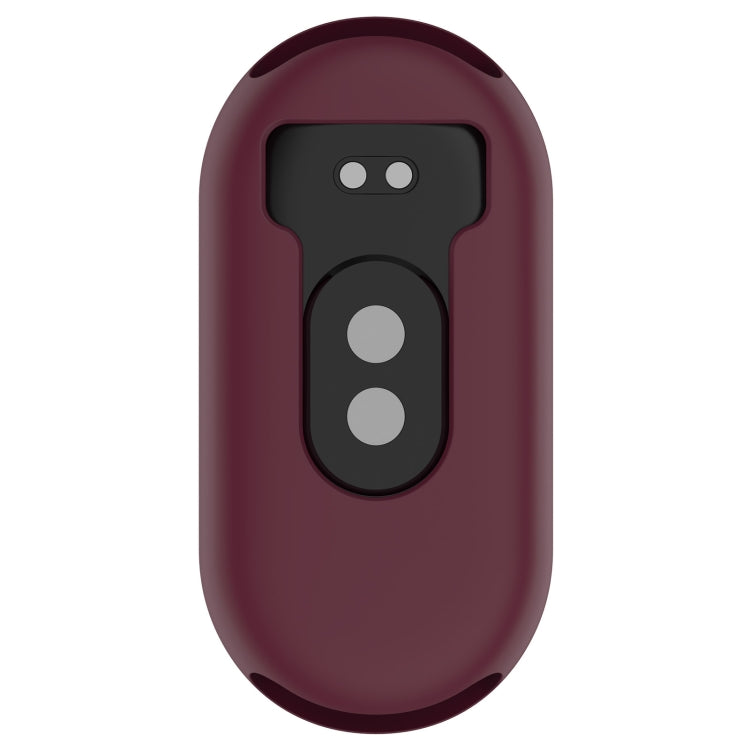 For Xiaomi Mi Band 8 Pure Color Silicone Watch Protective Case(Wine Red) - Watch Cases by PMC Jewellery | Online Shopping South Africa | PMC Jewellery