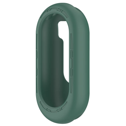 For Xiaomi Mi Band 8 Pure Color Silicone Watch Protective Case(Dark Green) - Watch Cases by PMC Jewellery | Online Shopping South Africa | PMC Jewellery