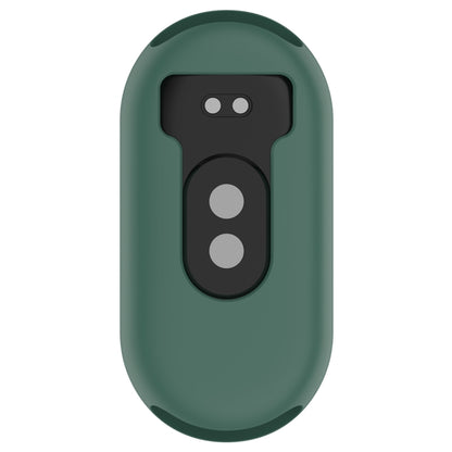 For Xiaomi Mi Band 8 Pure Color Silicone Watch Protective Case(Dark Green) - Watch Cases by PMC Jewellery | Online Shopping South Africa | PMC Jewellery