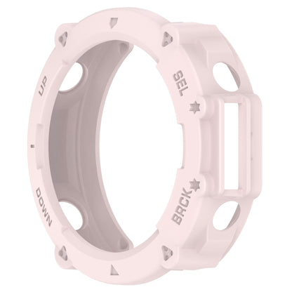 For Amazfit T-Rex Ultra Armor Hollow Watch Protective Case(Light Pink) - Watch Cases by PMC Jewellery | Online Shopping South Africa | PMC Jewellery | Buy Now Pay Later Mobicred