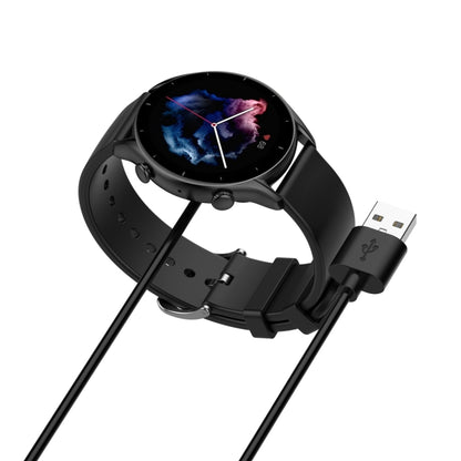 For Amazfit T-Rex Ultra Smart Watch Magnetic Charging Cable, Length: 1m(Black) - Charger by PMC Jewellery | Online Shopping South Africa | PMC Jewellery | Buy Now Pay Later Mobicred