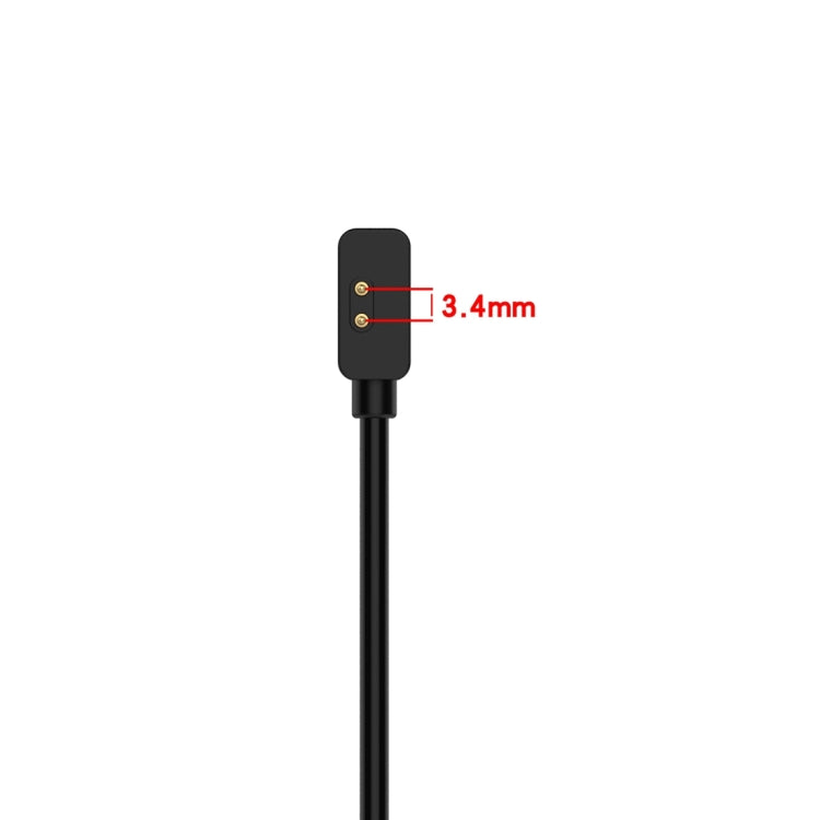 For Redmi Watch 3 Lite Smart Watch Charging Cable, Length:55cm(Black) - Charger by PMC Jewellery | Online Shopping South Africa | PMC Jewellery | Buy Now Pay Later Mobicred