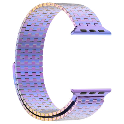 For Apple Watch Ultra 2 49mm Magnetic Buckle Stainless Steel Metal Watch Band(Colorful) - Watch Bands by PMC Jewellery | Online Shopping South Africa | PMC Jewellery | Buy Now Pay Later Mobicred