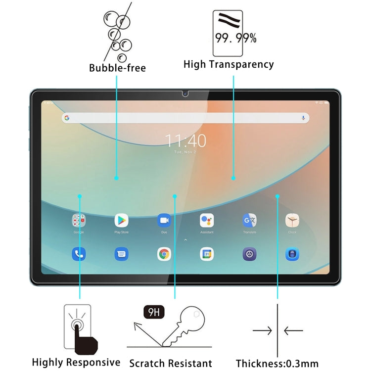 For Blackview Tab 11 9H 0.3mm Explosion-proof Tempered Glass Film - Others by PMC TechLife | Online Shopping South Africa | PMC TechLife | Buy Now Pay Later Mobicred