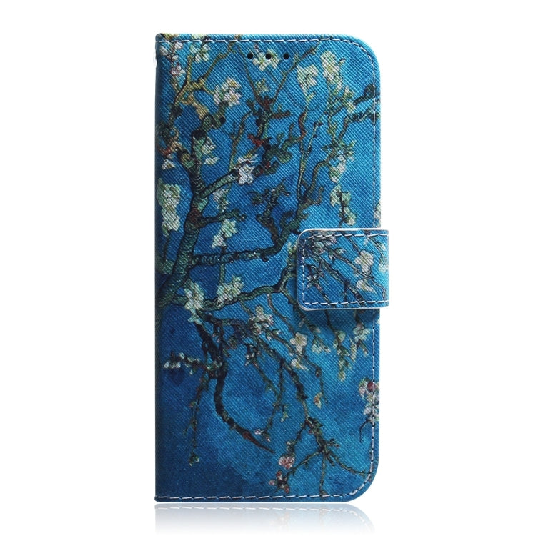 For iPhone 16 Coloured Drawing Flip Leather Phone Case(Apricot) - iPhone 16 Cases by PMC TechLife | Online Shopping South Africa | PMC TechLife | Buy Now Pay Later Mobicred