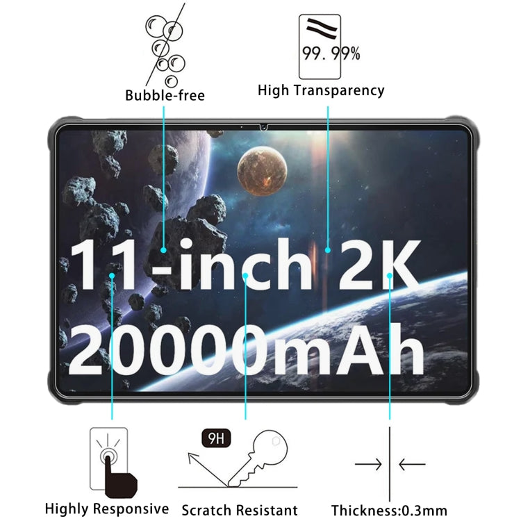 For Oukitel RT8 Tab 25pcs 9H 0.3mm Explosion-proof Tempered Glass Film - Others by PMC Jewellery | Online Shopping South Africa | PMC Jewellery | Buy Now Pay Later Mobicred