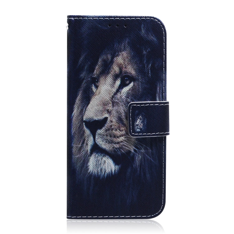 For Realme C67 4G Global Coloured Drawing Flip Leather Phone Case(Lion) - C67 Cases by PMC Jewellery | Online Shopping South Africa | PMC Jewellery | Buy Now Pay Later Mobicred