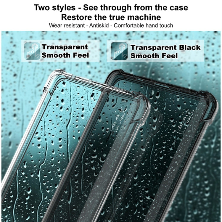 For Nothing Phone 2a 5G / 2a Plus imak Shockproof Airbag TPU Phone Case(Transparent Black) - More Brand by imak | Online Shopping South Africa | PMC Jewellery | Buy Now Pay Later Mobicred