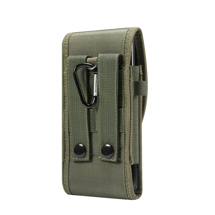 For 6.7 inch and Below Phones Multifunctional Universal Vertical Nylon Fabric Waist Bag Tactical Belt Bag(Green) - More iPhone Cases by PMC Jewellery | Online Shopping South Africa | PMC Jewellery