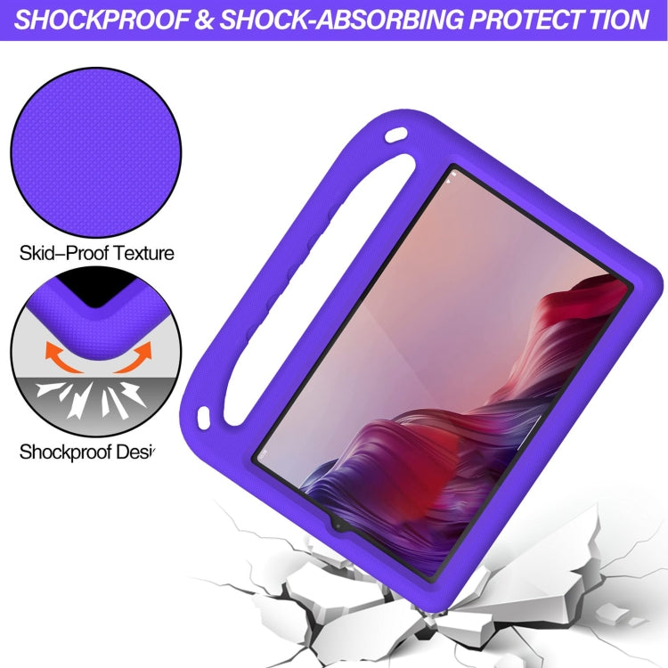 For Lenovo Tab M9 2023 Handle Portable EVA Shockproof Tablet Case(Purple) - Lenovo by PMC Jewellery | Online Shopping South Africa | PMC Jewellery | Buy Now Pay Later Mobicred