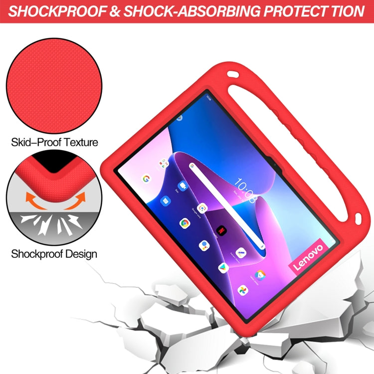 For Lenovo Pad Pro 2021 TB-J716F Handle Portable EVA Shockproof Tablet Case(Red) - Lenovo by PMC TechLife | Online Shopping South Africa | PMC TechLife | Buy Now Pay Later Mobicred