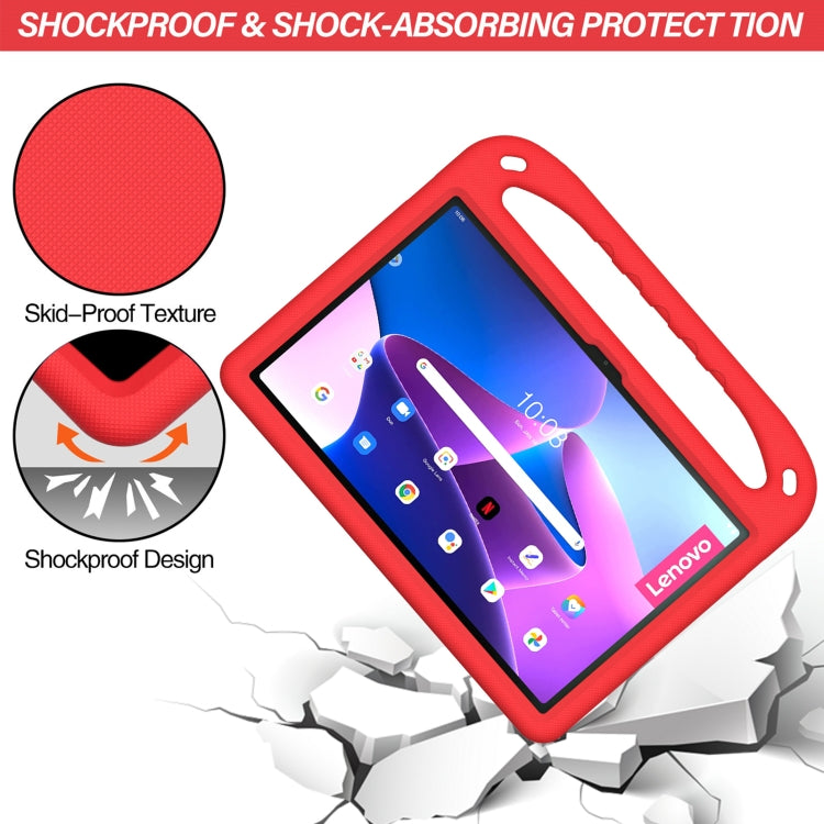 For Lenovo Pad Pro 2021 TB-J716F Handle Portable EVA Shockproof Tablet Case(Red) - Lenovo by PMC Jewellery | Online Shopping South Africa | PMC Jewellery | Buy Now Pay Later Mobicred